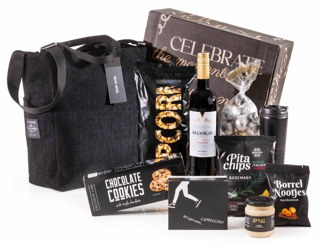 Leckere geschenken in tas